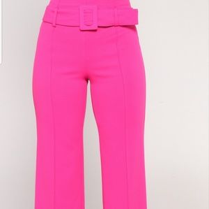 Tabitha Belted Pants by Fashion Nova